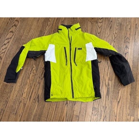 Helly Hansen Velocity Yellow Ski Jacket Size XL - Picture 1 of 3